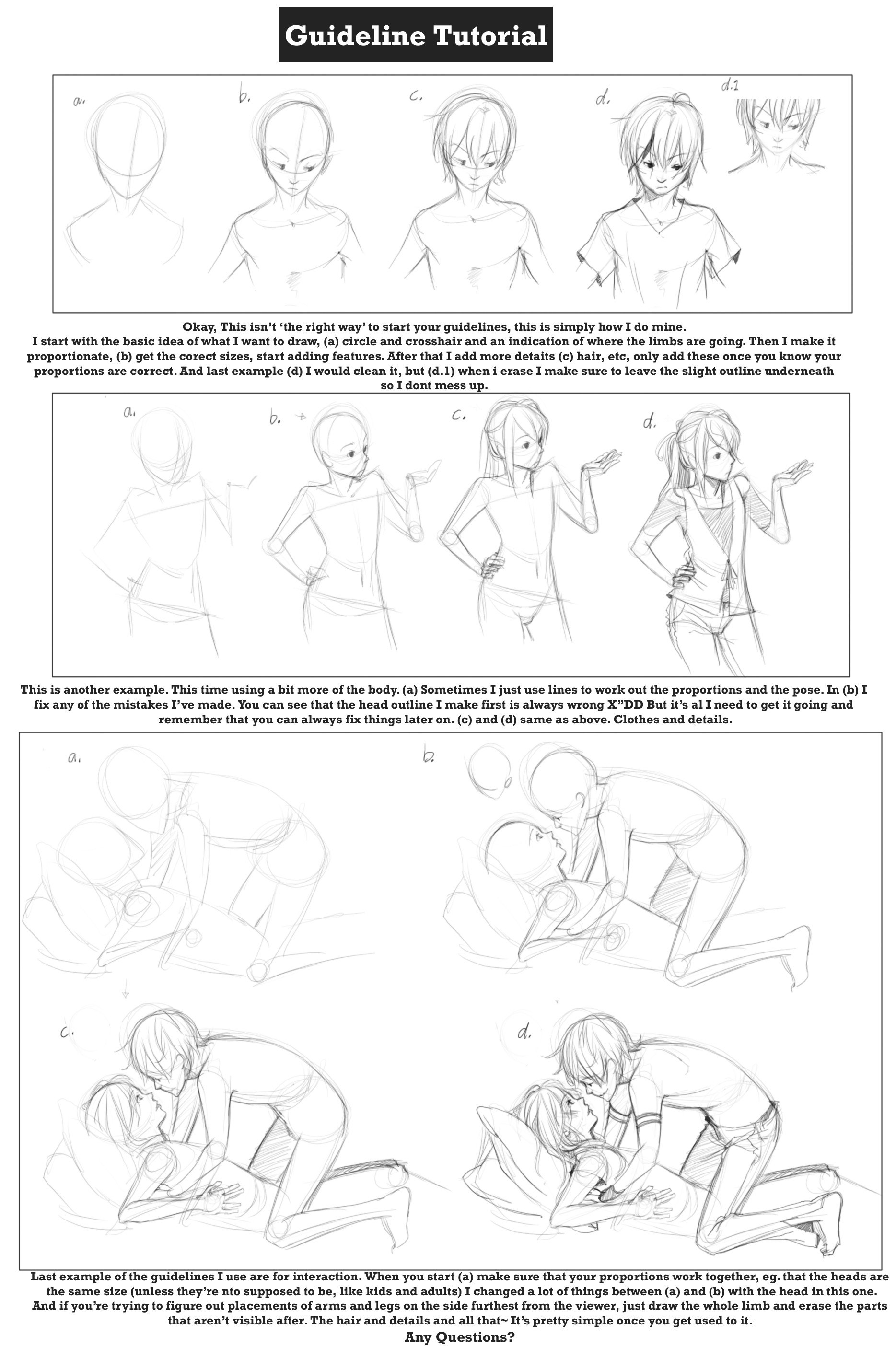 Guideline drawing tutorial