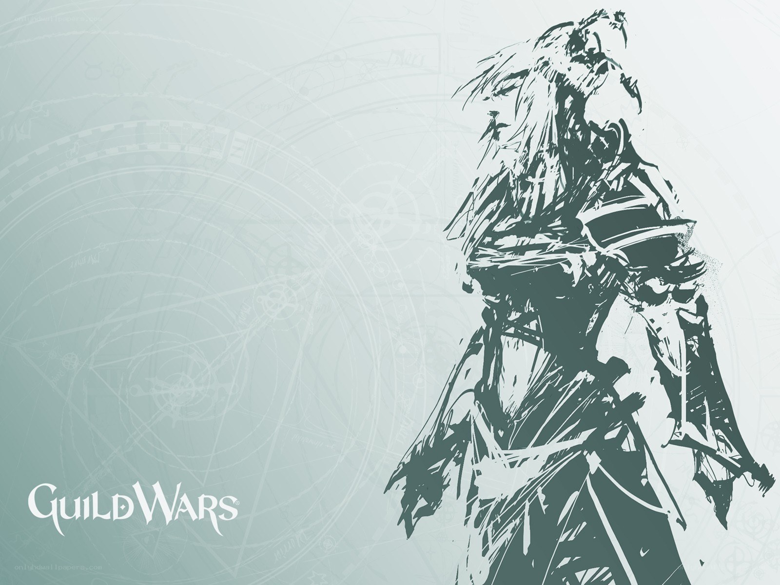 Guild Wars character illustration