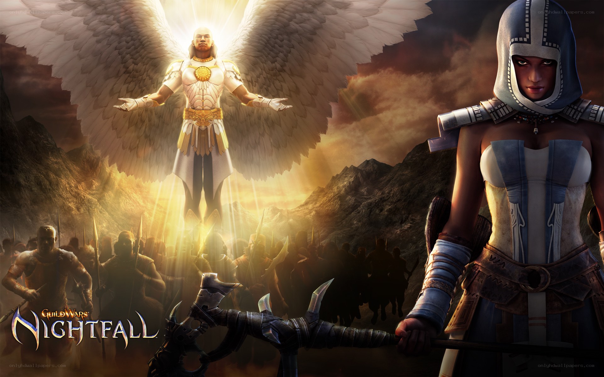 Guild Wars: Nightfall promotional art