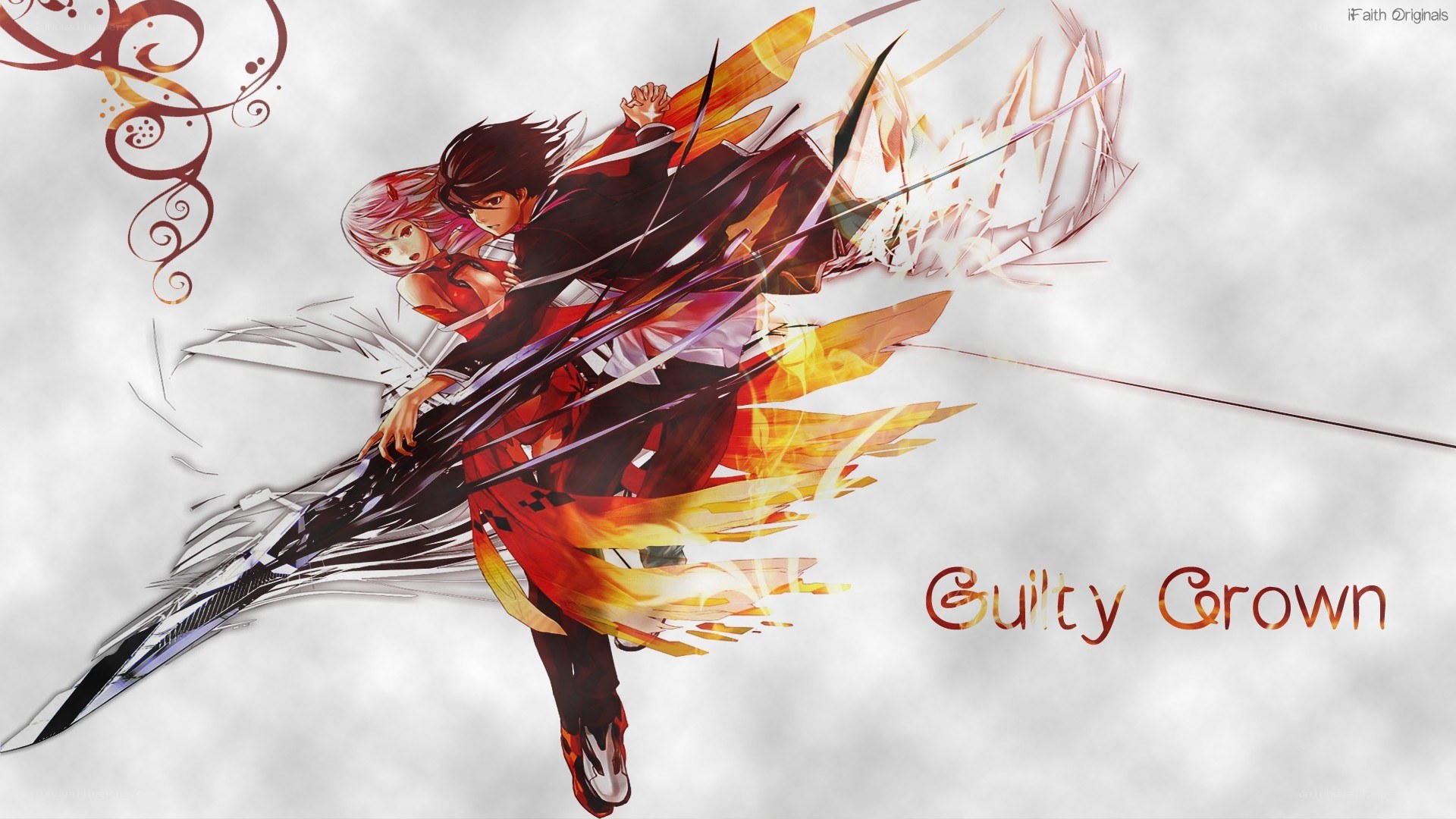 Guilty Crown anime artwork