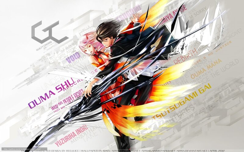 Guilty Crown anime artwork