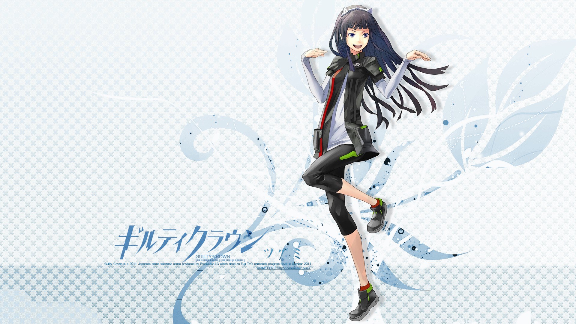 Guilty Crown anime character art