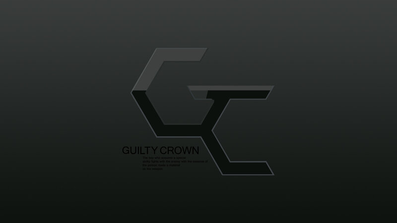 Guilty Crown logo and tagline
