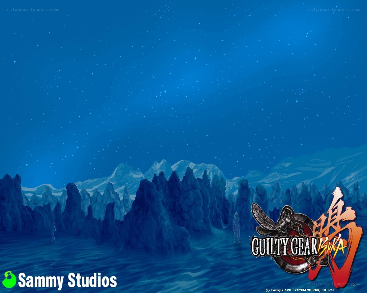 Guilty Gear Isuka game background