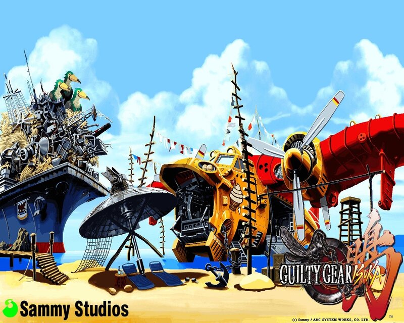 Guilty Gear Isuka promotional art