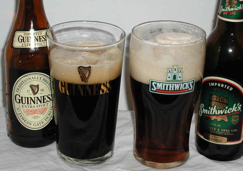 Guinness and Smithwick's beers