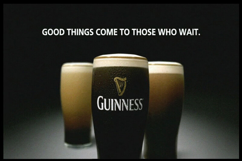Guinness beer advertisement