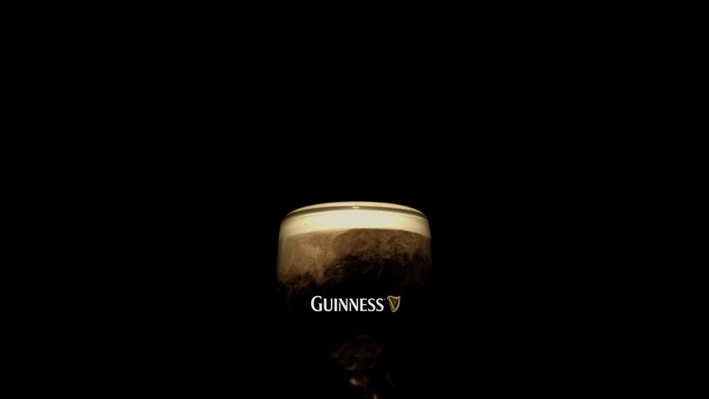 Guinness Beer Glass — Black, Dark, Night, Photograph, Foam, White