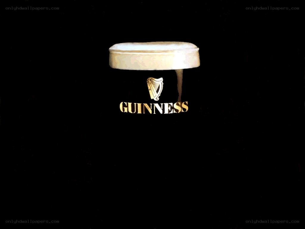 Guinness beer glass