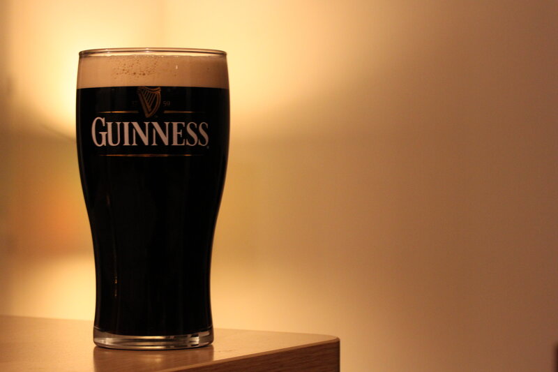 Guinness beer in a glass