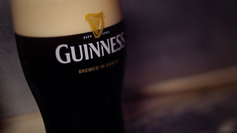 Guinness beer in a glass