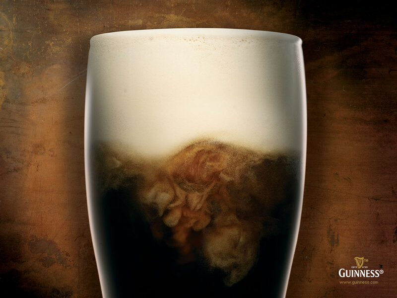 Guinness beer in a glass
