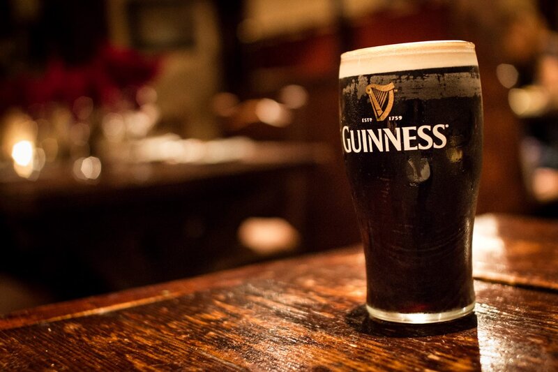 Guinness Beer in Glass — Brown