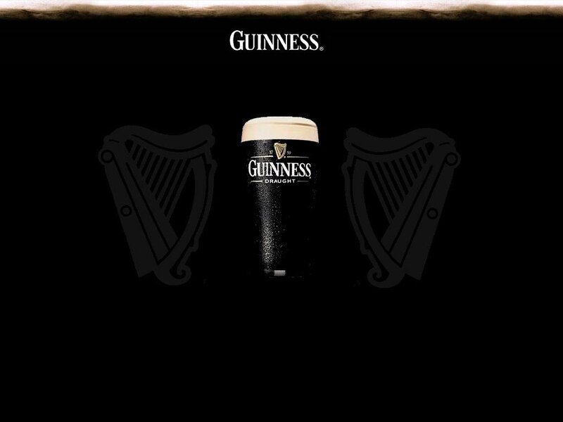Guinness Draught beer glass