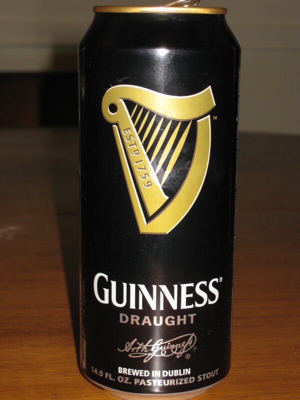 Guinness Draught can