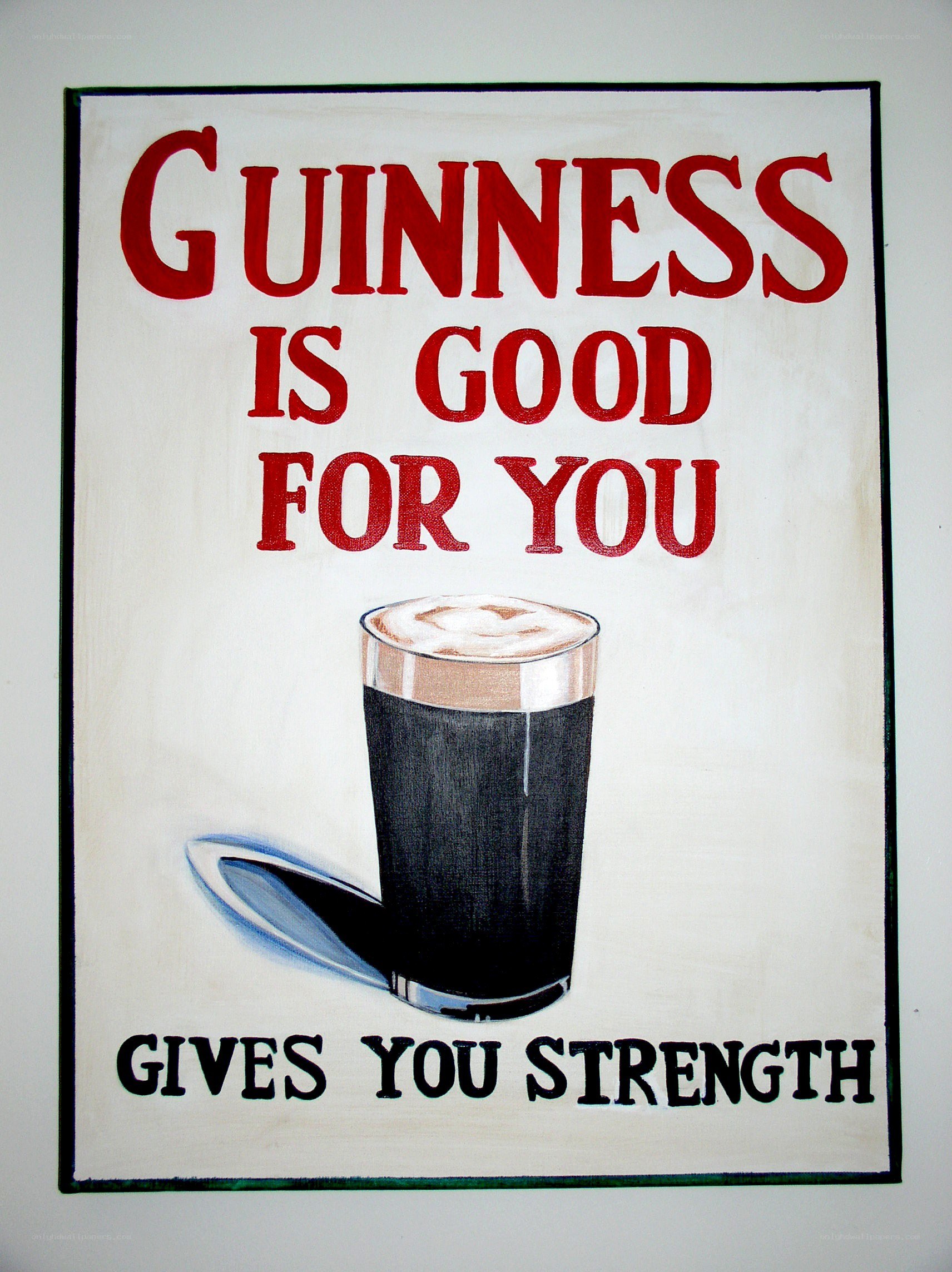 Guinness strength poster