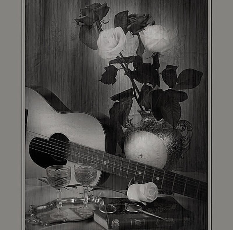 Guitar and Roses