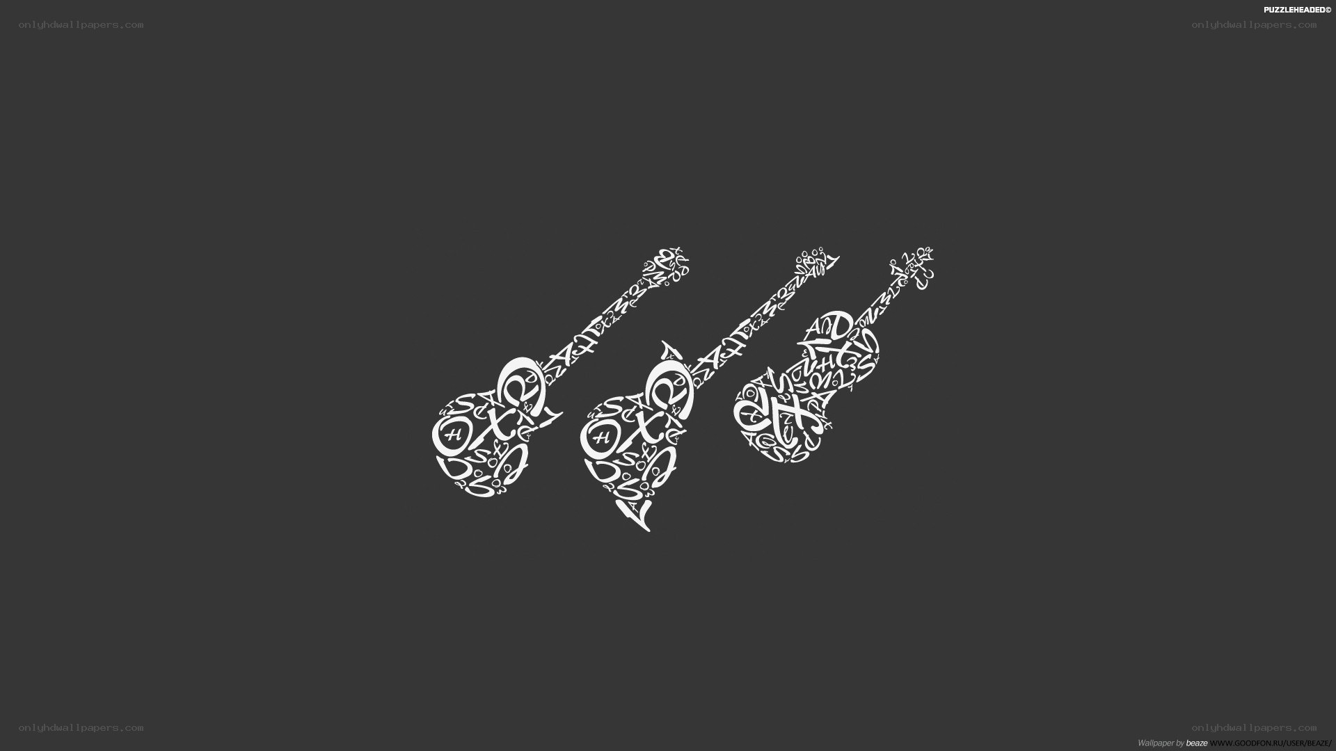 guitar art design wallpaper