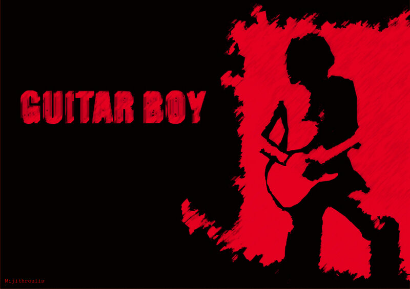 guitar boy artwork