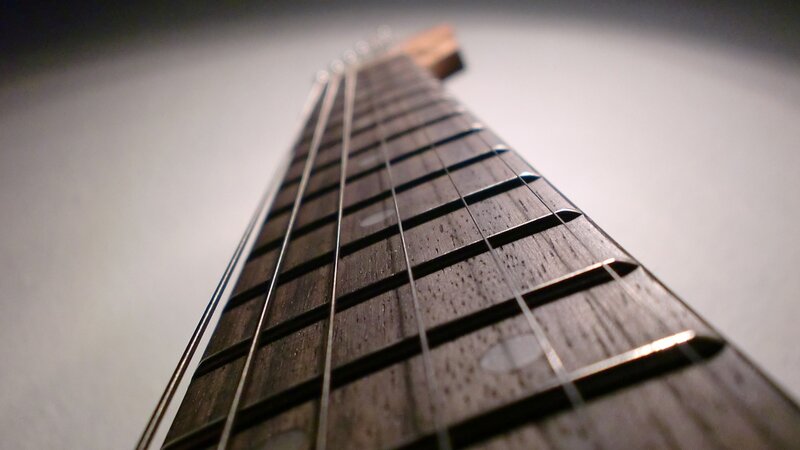 Guitar Fretboard — Brown