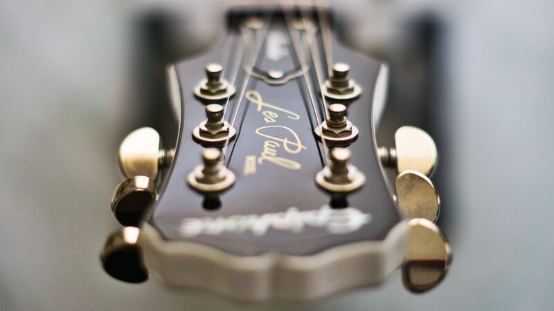 Guitar Headstock — Black, Neutral