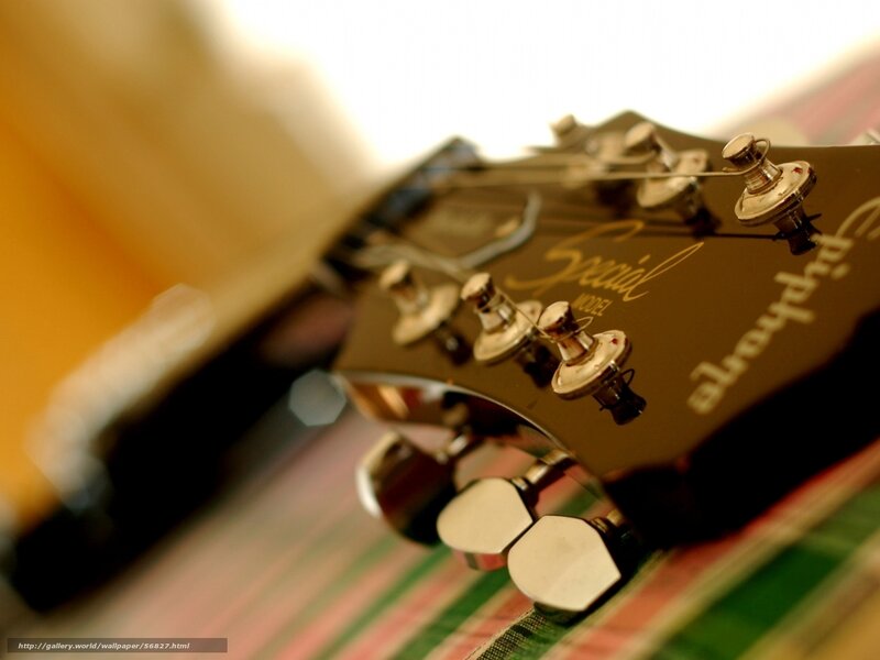 Guitar Headstock — Brown, Calm