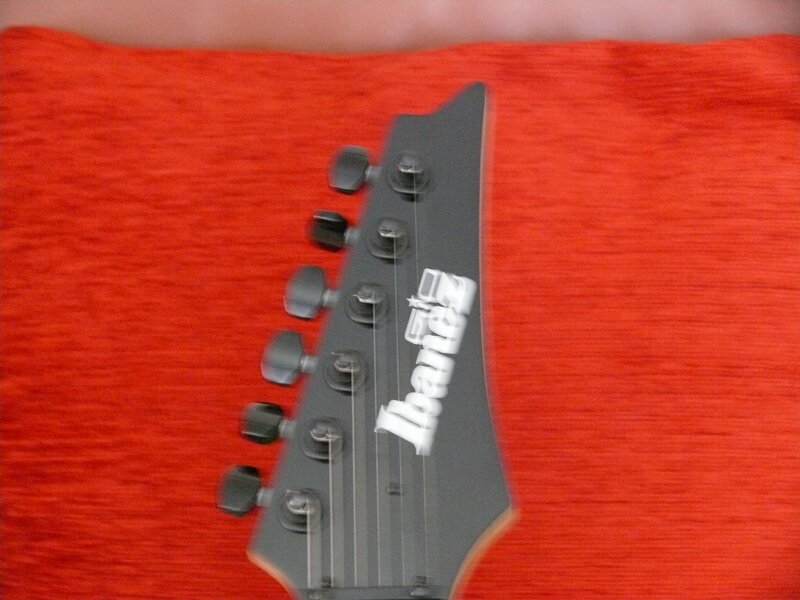 Guitar Headstock — Red, Neutral