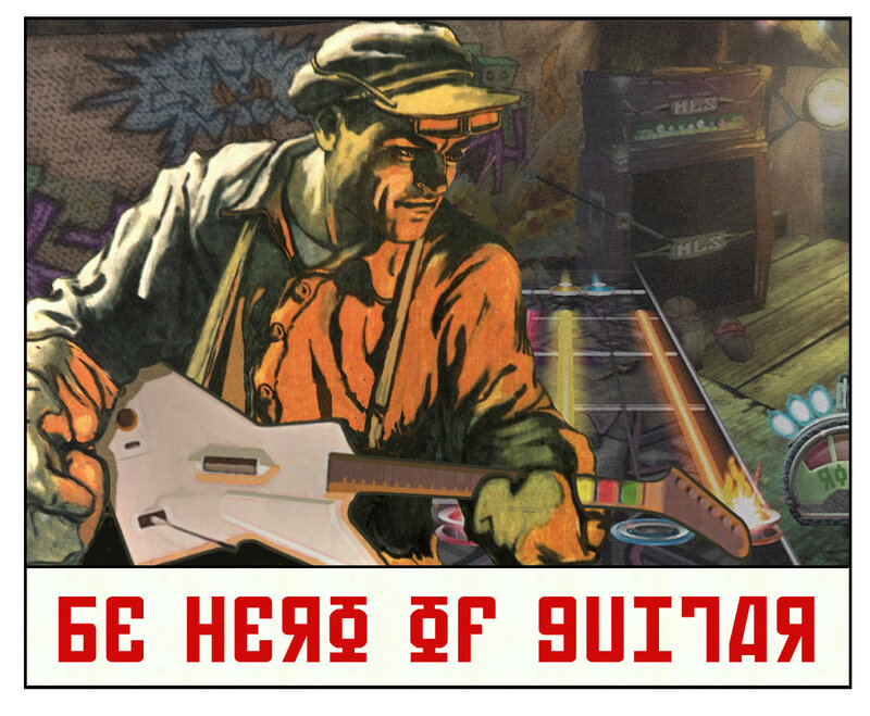 Guitar Hero propaganda art