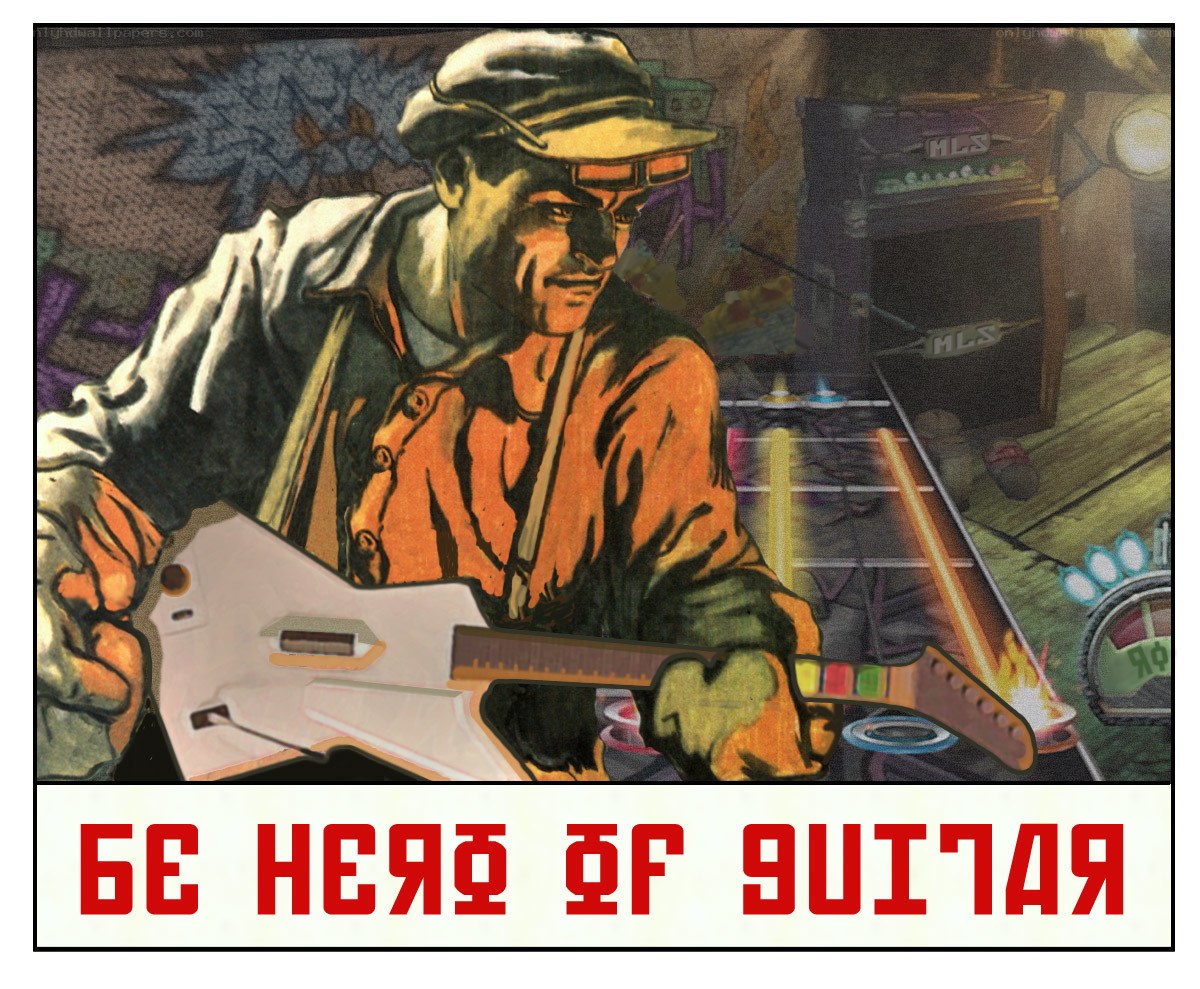 Guitar Hero propaganda art