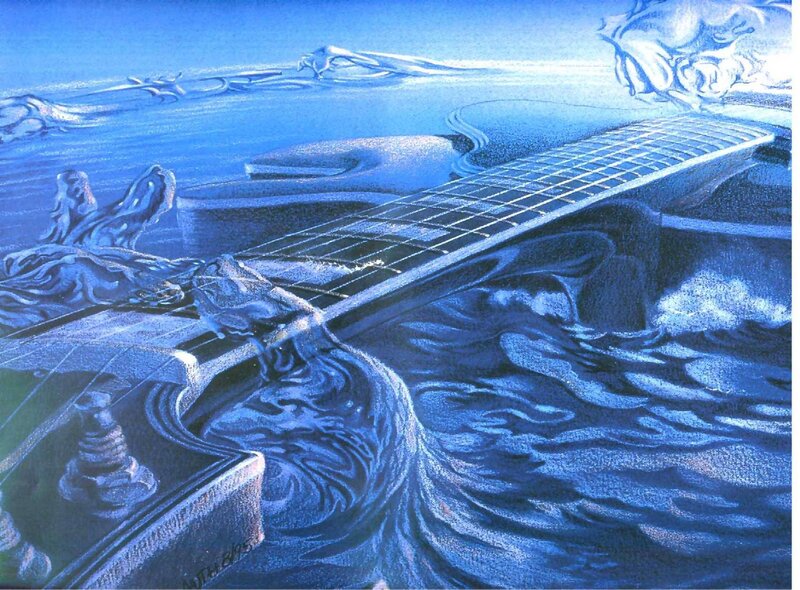 Guitar in Water
