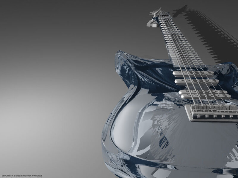 Guitar Made of Liquid Metal