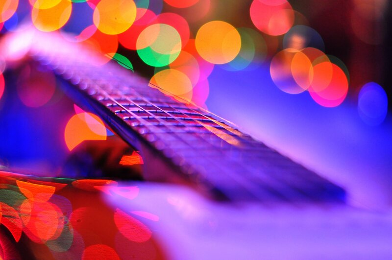 Guitar Neck with Lights
