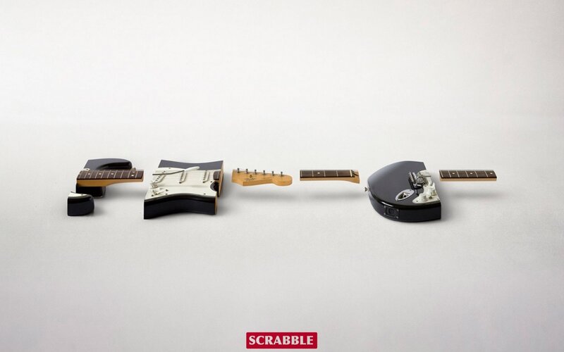 Guitar Parts Spelling Scrabble
