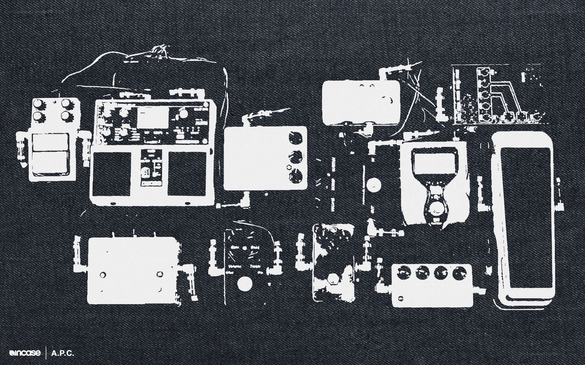 guitar pedal collection