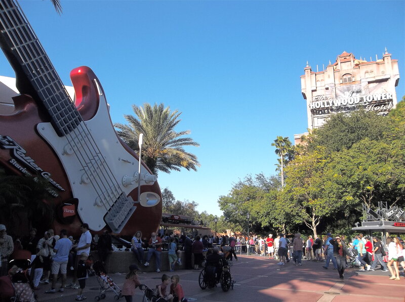 Guitar Sculpture and Hotel