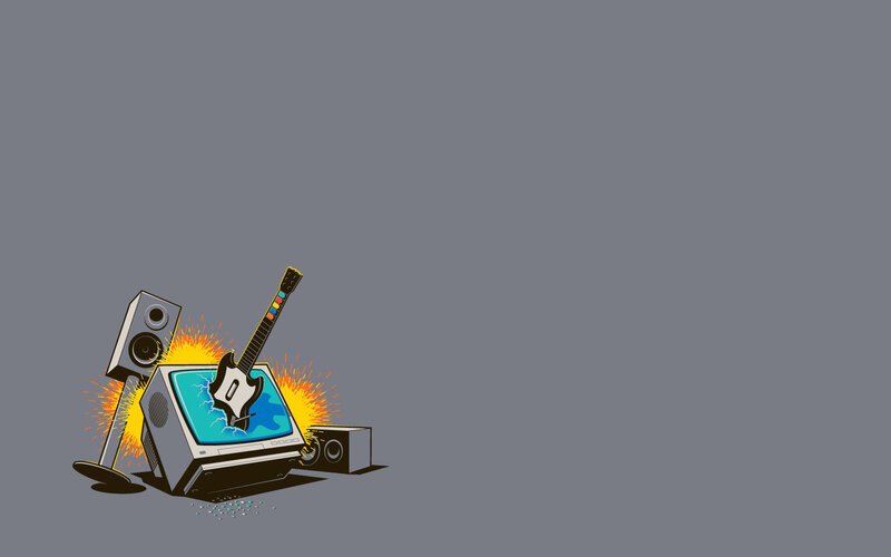 guitar smashing tv