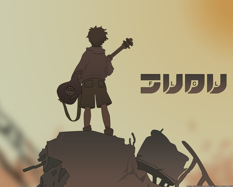 guitarist on a ruin