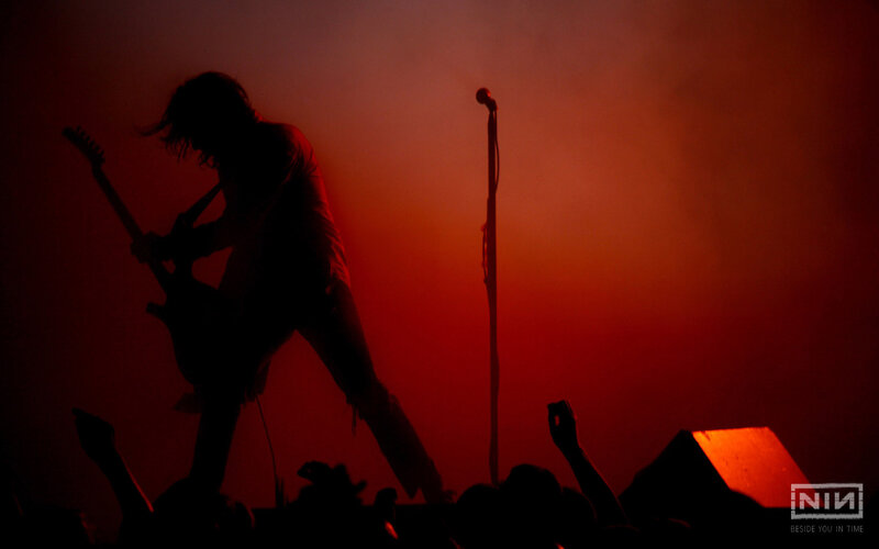 guitarist on stage at concert