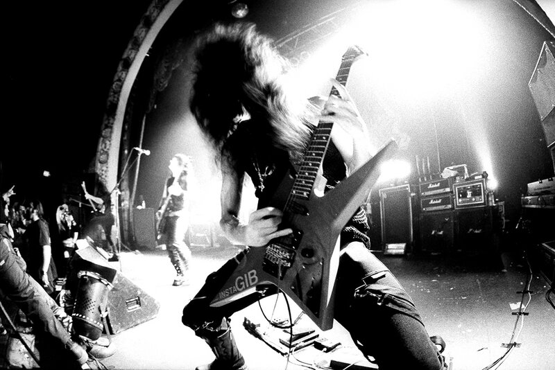 Guitarist performing on stage