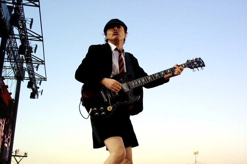 guitarist performing on stage