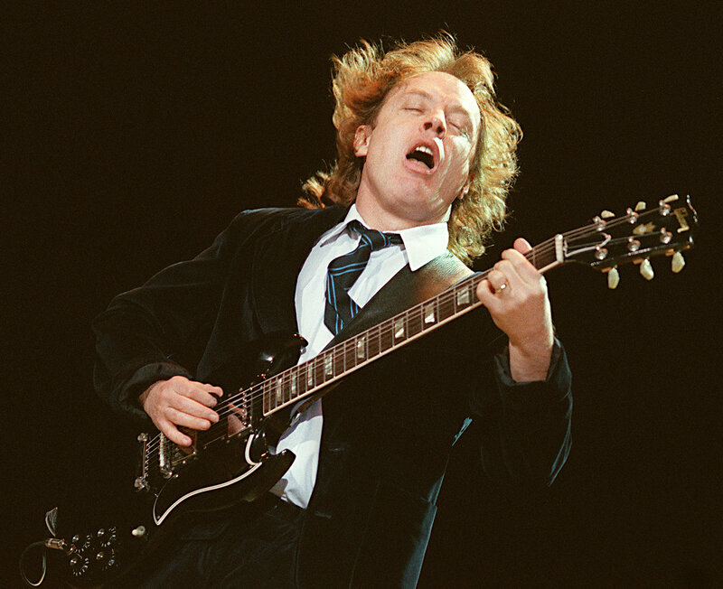 guitarist performing on stage