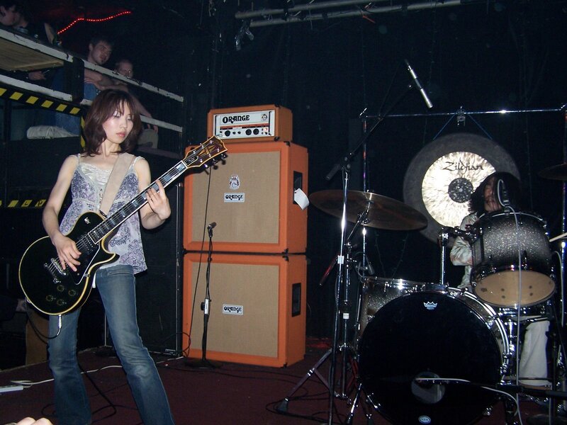 Guitarist performing on stage