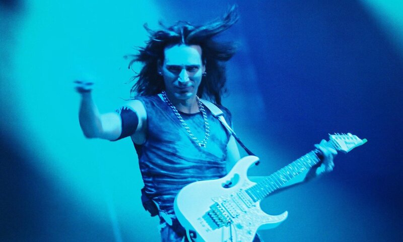 guitarist performing on stage