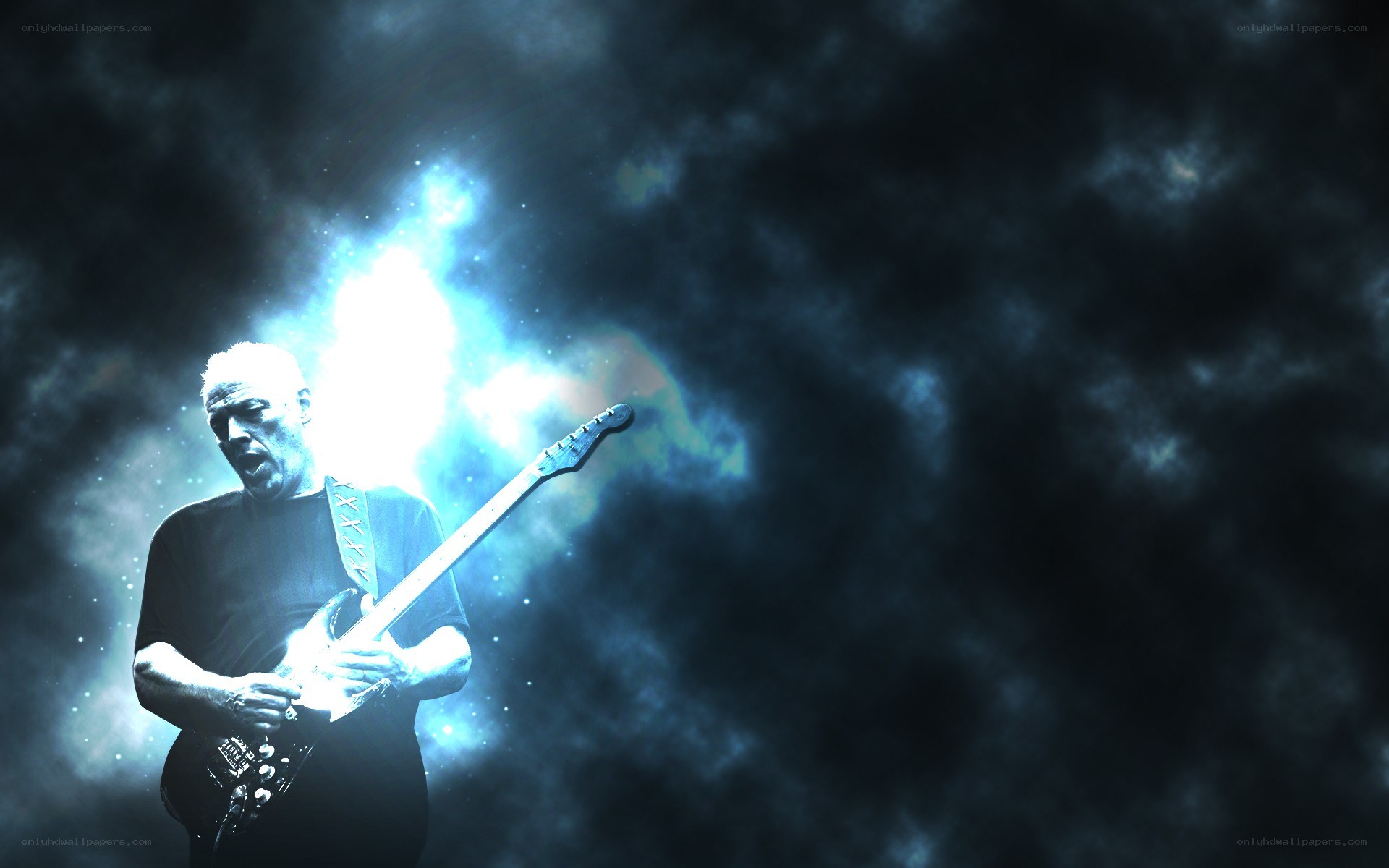 guitarist performing on stage
