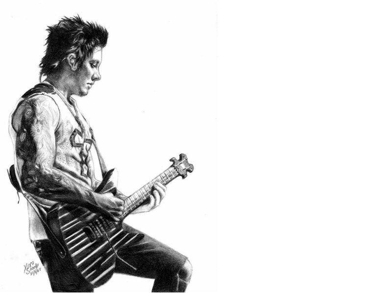guitarist playing electric guitar