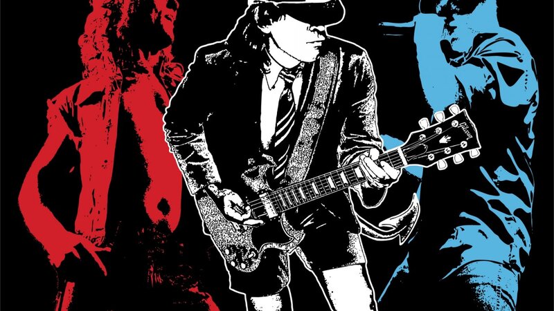 Guitarist Playing Electric Guitar — Black, Energetic