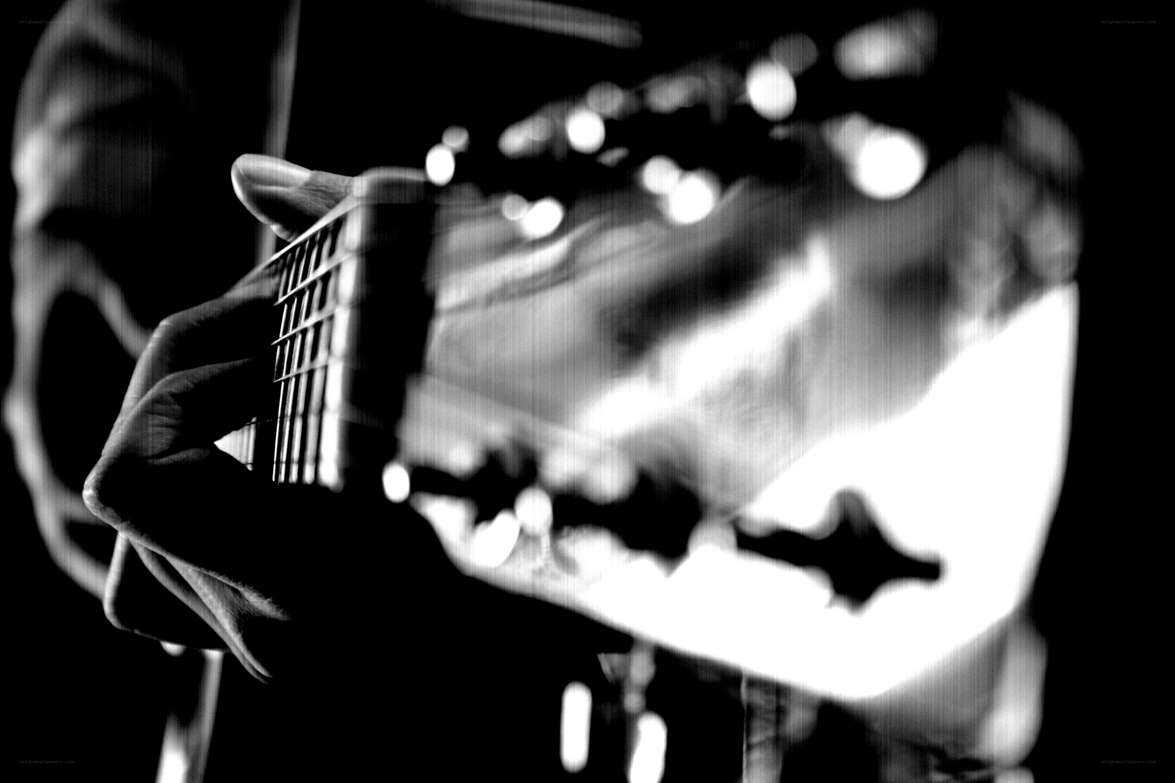 guitarist playing on stage