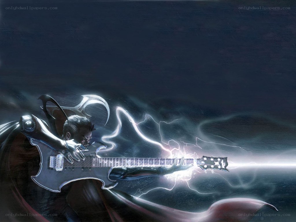 Guitarist with lightning powers