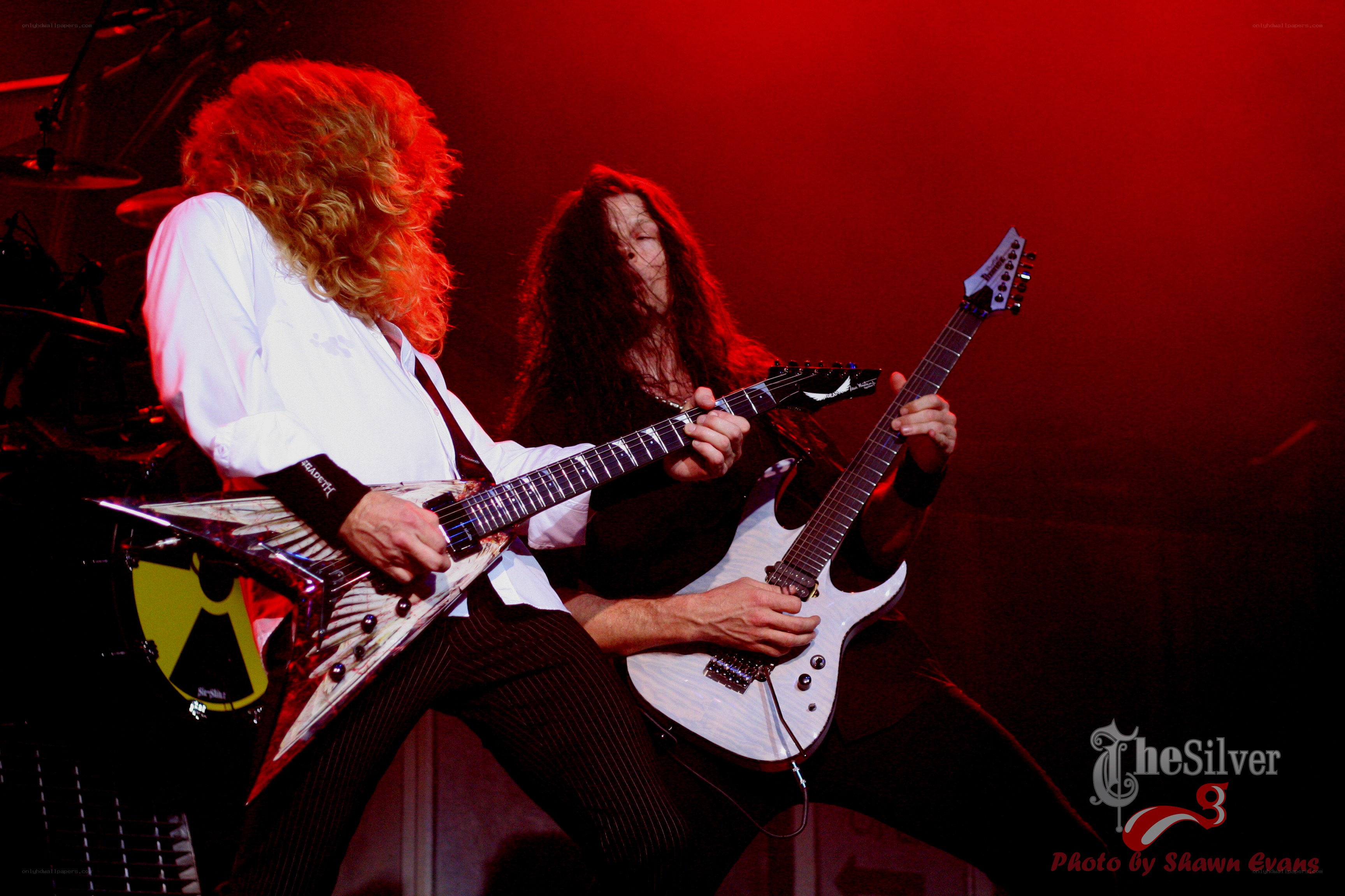 guitarists performing on stage