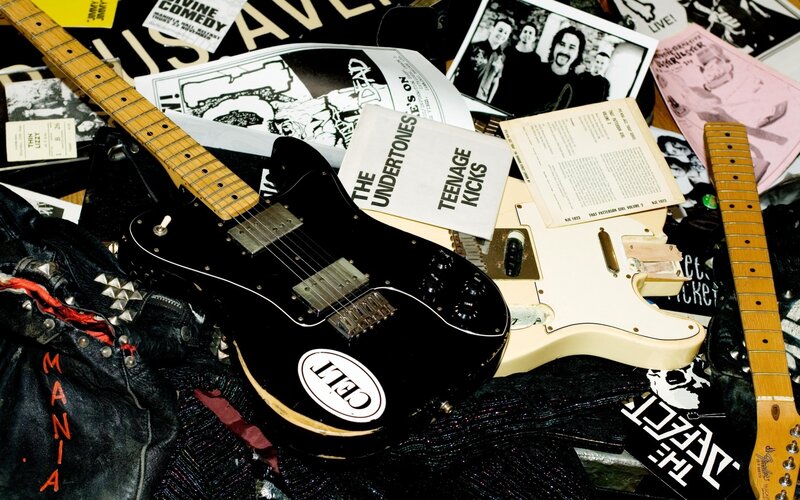 Guitars and punk memorabilia